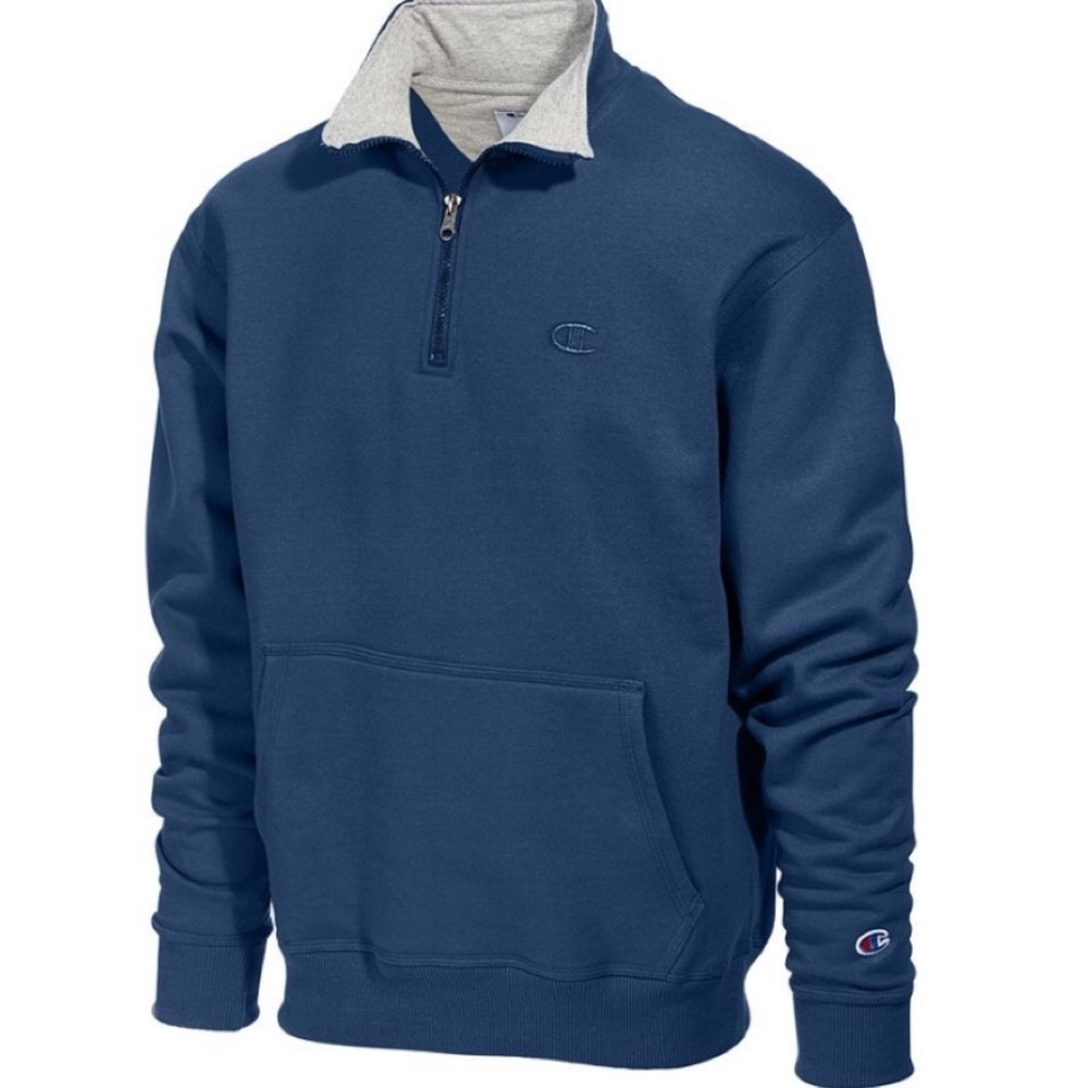 Champion Mens Powerblend Quarter-Zip